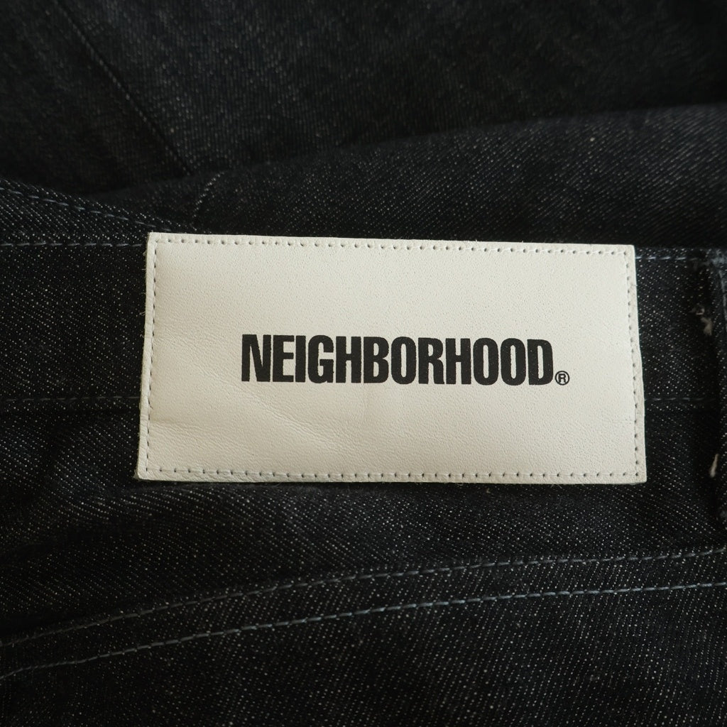 NEIGHBORHOOD(ネイバーフッド) 23AW RIGID DENIM DP BASIC PANTS リジット ベーシック デニムパンツ ブラック 232XBNH-PTM01