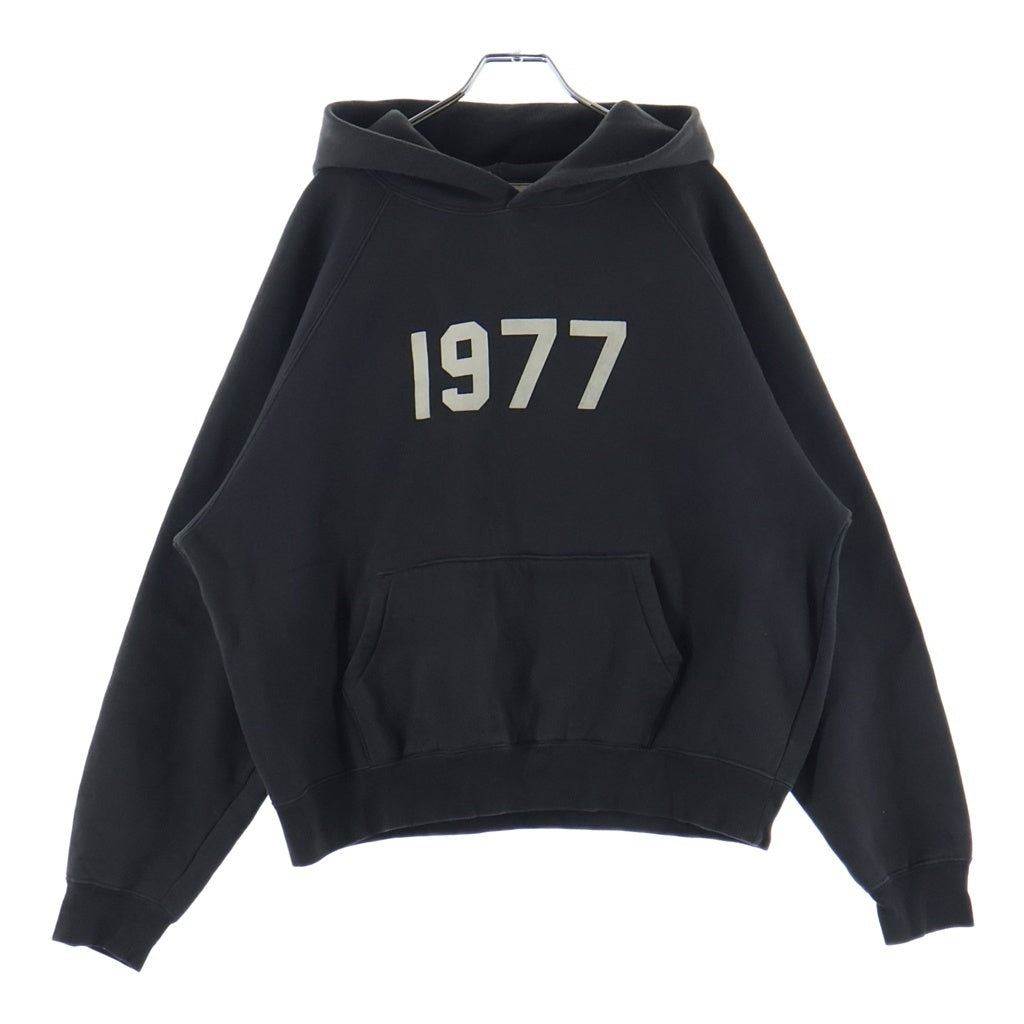 FEAR OF GOD(フィアオブゴッド) 1977 フロントロゴ プルオーバーパーカー フーディー ブラック