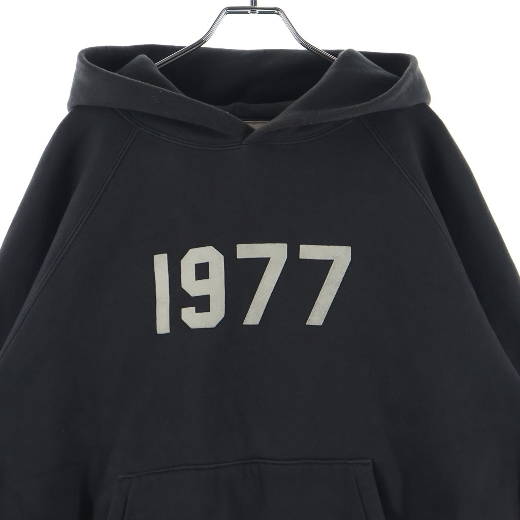 FEAR OF GOD(フィアオブゴッド) 1977 フロントロゴ プルオーバーパーカー フーディー ブラック