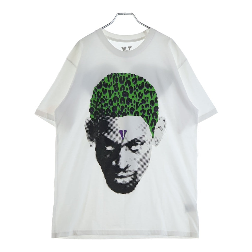VLONE(ヴィーロン) Rodman Cheetah T-shirt デニスロッドマン ヒョウ柄 半袖Tシャツ カットソー ホワイト