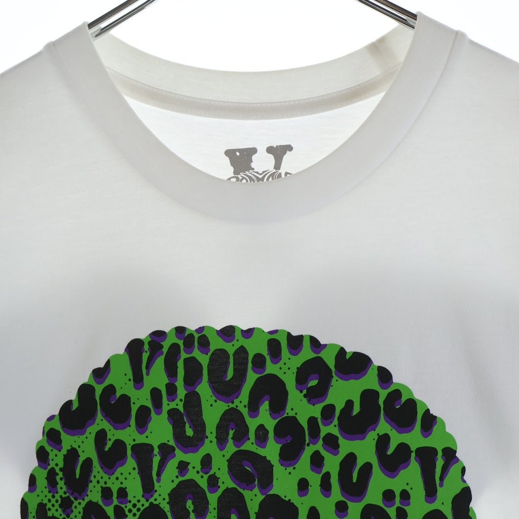 VLONE(ヴィーロン) Rodman Cheetah T-shirt デニスロッドマン ヒョウ柄 半袖Tシャツ カットソー ホワイト
