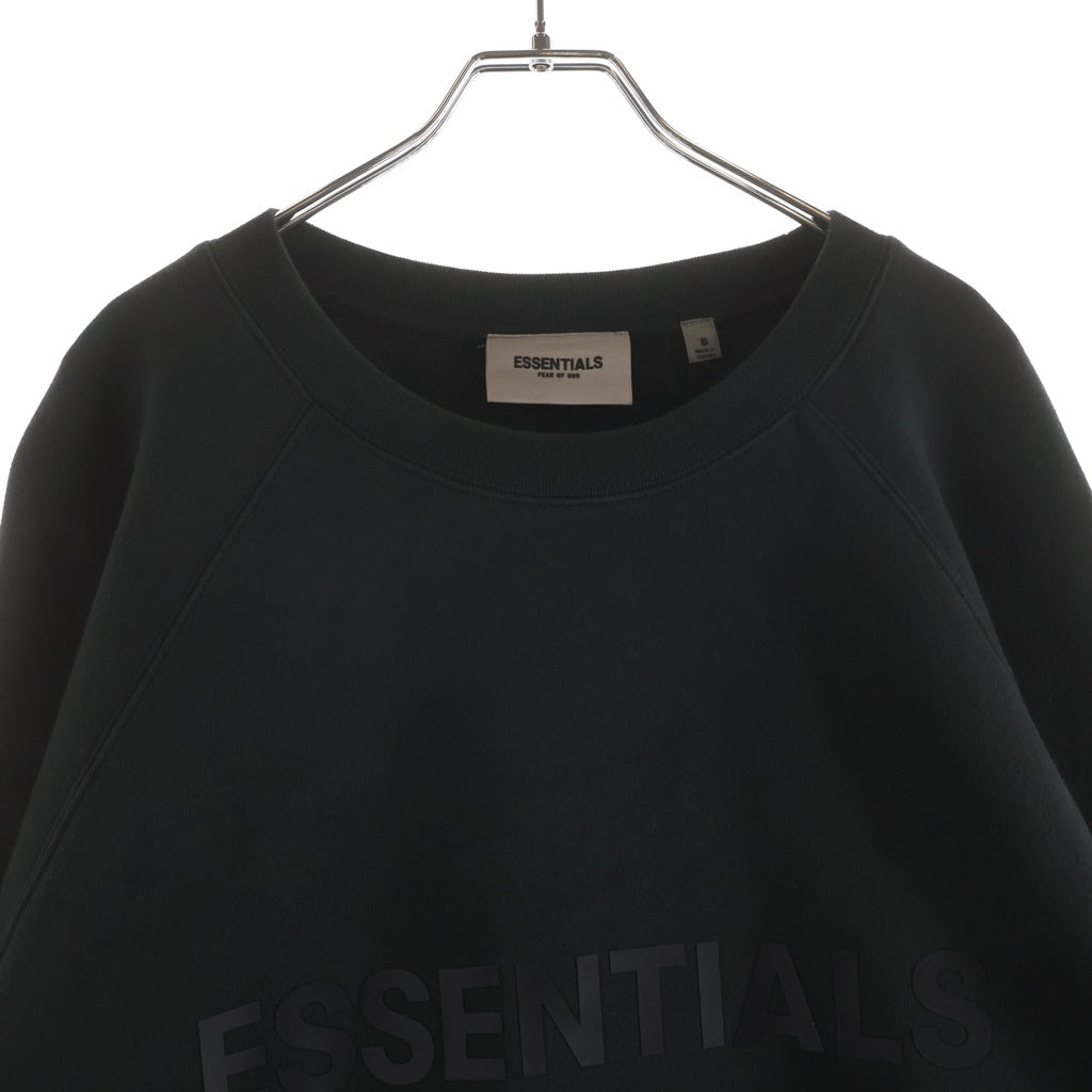 FEAR OF GOD(フィアオブゴッド) フロントブランドロゴ クルーネックトレーナー スウェット ブラック