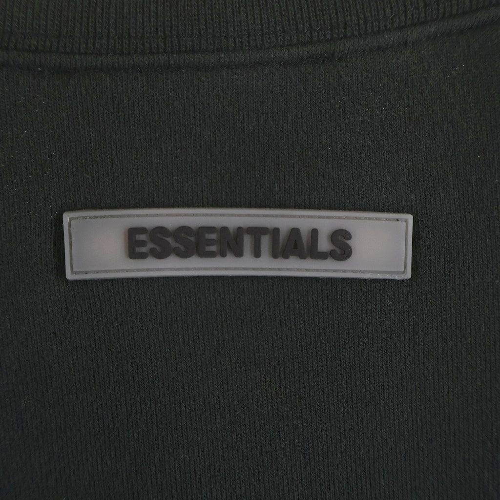 FEAR OF GOD(フィアオブゴッド) フロントブランドロゴ クルーネックトレーナー スウェット ブラック