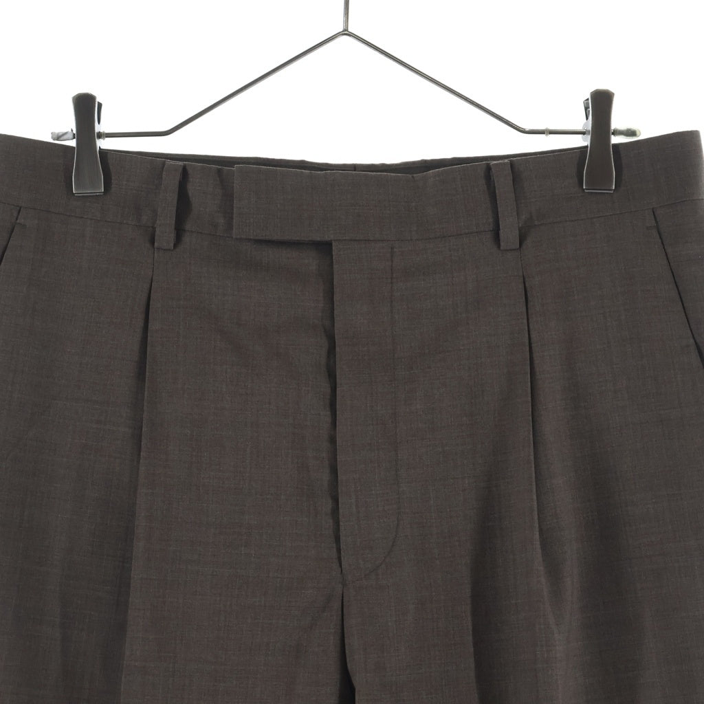 AURALEE(オーラリー) 22SS TROPICAL WOOL SLACKS トロピカル ウール スラックス ブラウン A22SP02WT