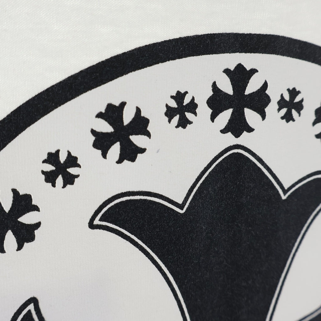 CHROME HEARTS(クロムハーツ) OLD L/S TEE オールド バックCHプラスプリント 長袖Tシャツカットソー ホワイト