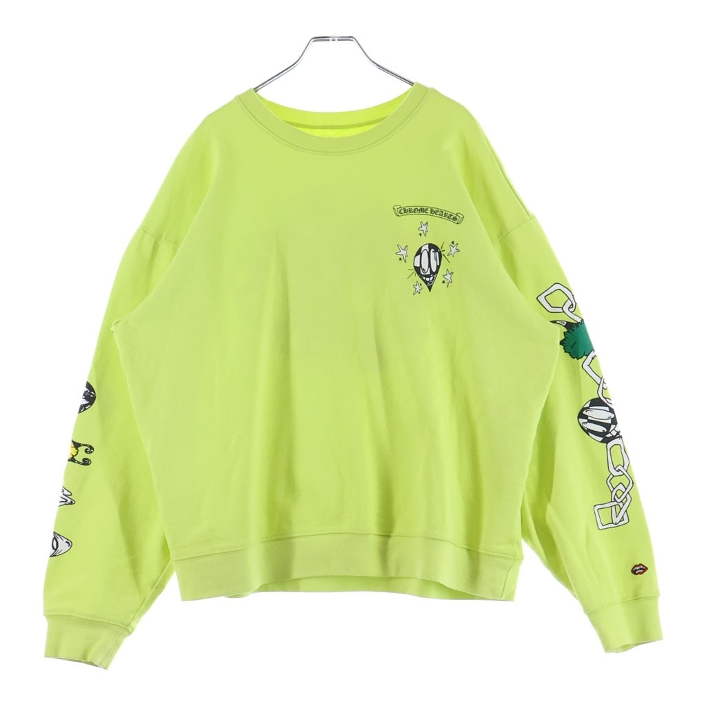 CHROME HEARTS(クロムハーツ) ×MATTY BOY PPO LINK Sweat Shirt マッティボーイ PPOリンク クルーネックスウェットシャツ トレーナー イエロー