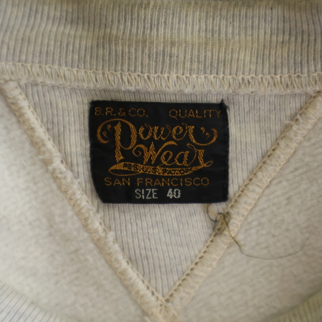 FREE WHEELERS POWER WEAR(フリーホイーラーズ) USMC VMF-111 Devil Dogs SET-IN Sleeve Sweat Shirt デビルドッグ セットイン 両V スウェットシャツ グレー