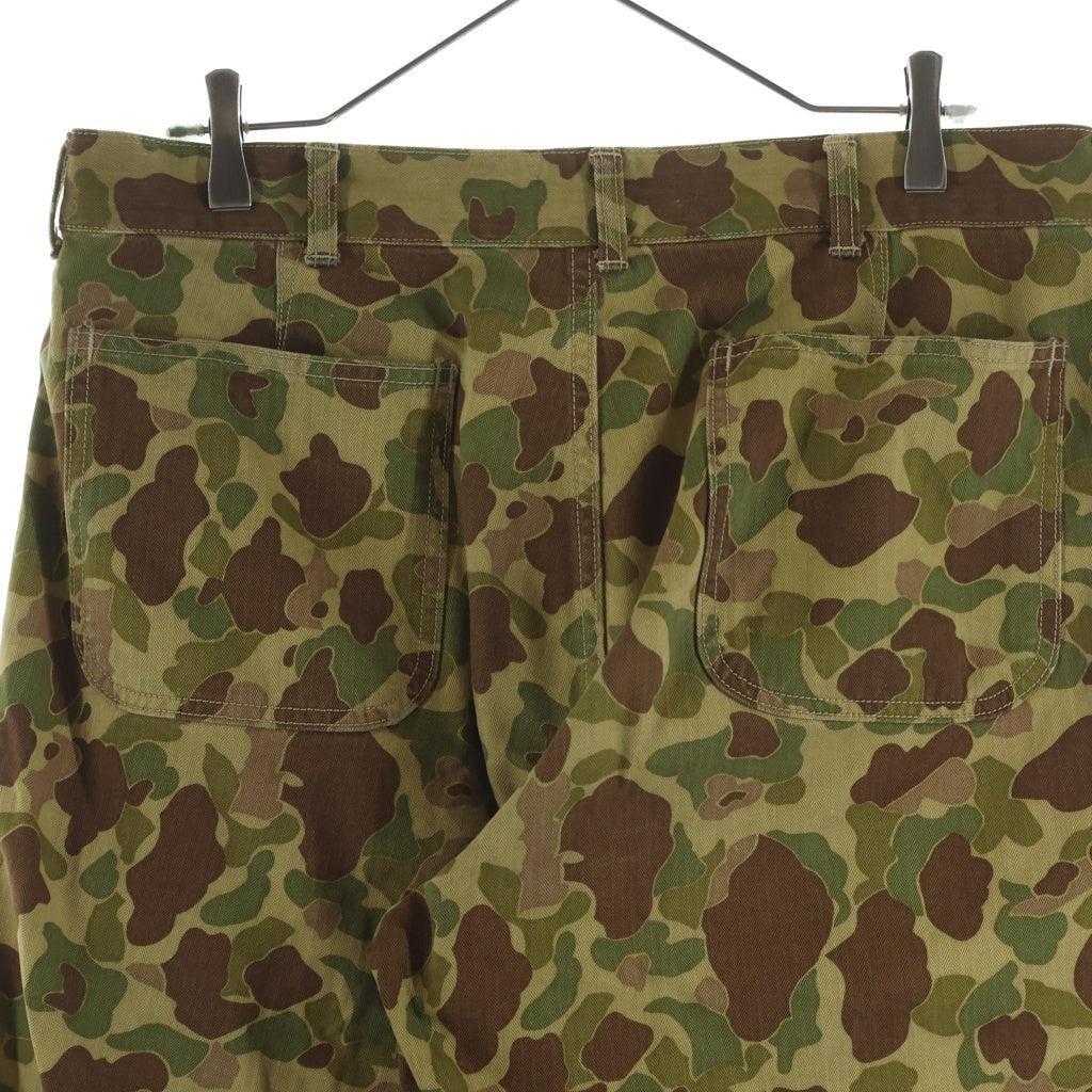 EASTMAN LEATHER CLOTHING(イーストマンレザークロージング) USMC OKINAWA FROGSKIN CAMO PANTS 沖縄 カモパンツ カーキ/ブラウン