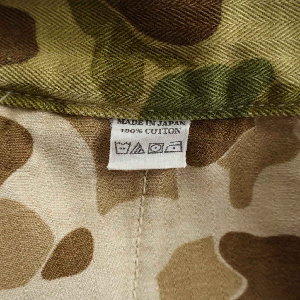 EASTMAN LEATHER CLOTHING(イーストマンレザークロージング) USMC OKINAWA FROGSKIN CAMO PANTS 沖縄 カモパンツ カーキ/ブラウン