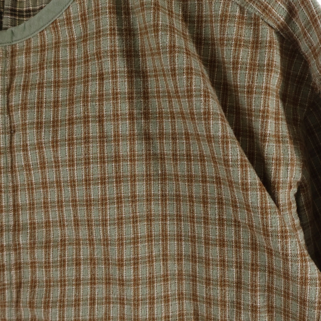 NIGEL CABOURN(ナイジェルケーボン) OX'ED SILVER MASTER MAISON SHIRT NEL CHECK マスターメイソン プルオーバーシャツ ブラウン 8049-04-10926