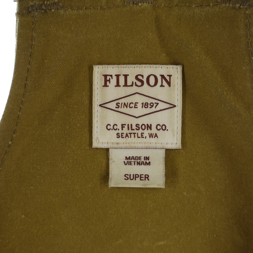 FILSON(フィルソン) TIN CLOTH GAME BAG チンクローズ ゲーム バッグ ベスト ブラウン 8045-45-70505