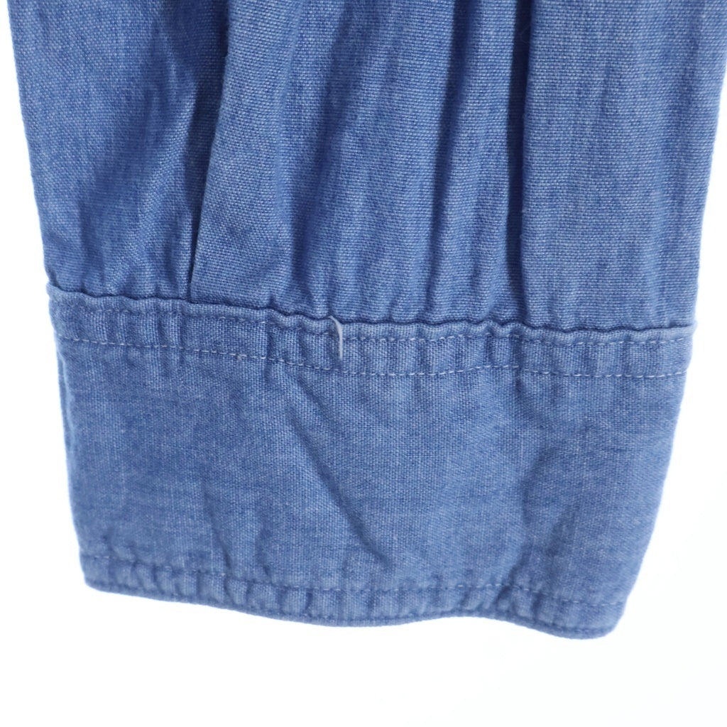 NIGEL CABOURN(ナイジェルケーボン) USN CHAMBRAY SHIRT シャンブレーシャツ 長袖シャツ ブルー