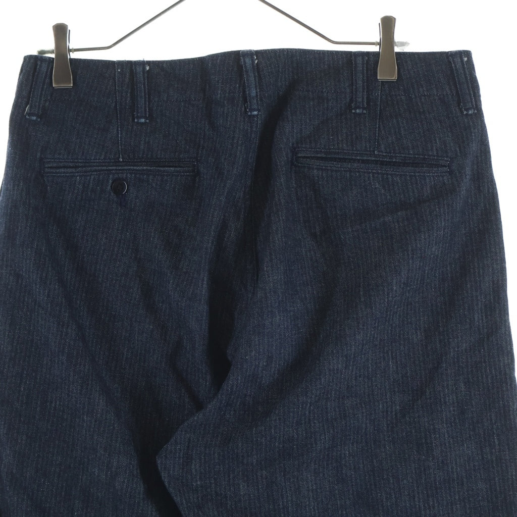NO BRAND(ノーブランド) 【THE RITE STUFF】 WORK PANTS 10oz DEENIM HERRINGBONE TWILL ワークパンツ 10オンス デニムパンツ ヘリンボーン ツイル インディゴ