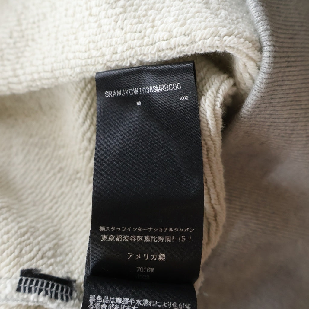 AMIRI(アミリ) MA CORE LOGO フロントロゴプリント クルーネック 長袖スウェット トレーナー グレー SRAMJYCW1038SMRBC00
