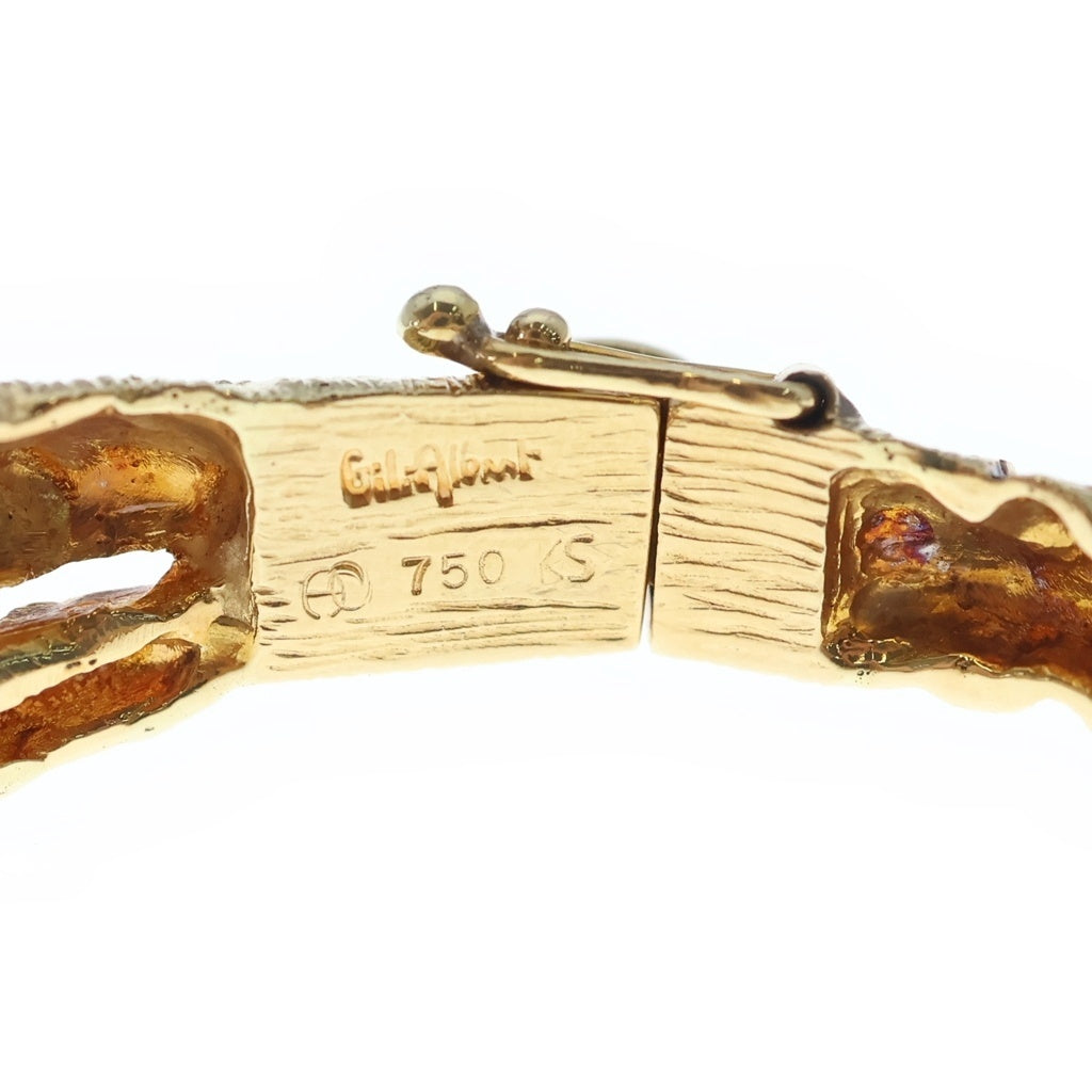 NO BRAND(ノーブランド) Gilbert Albert K18 750 BRACELET ジルベールアルベール ブレスレット ゴールド