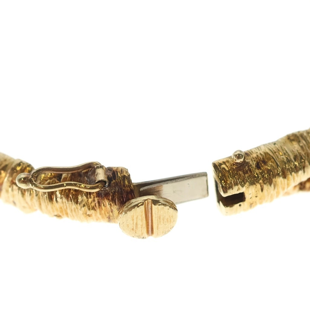 NO BRAND(ノーブランド) Gilbert Albert K18 750 BRACELET ジルベールアルベール ブレスレット ゴールド
