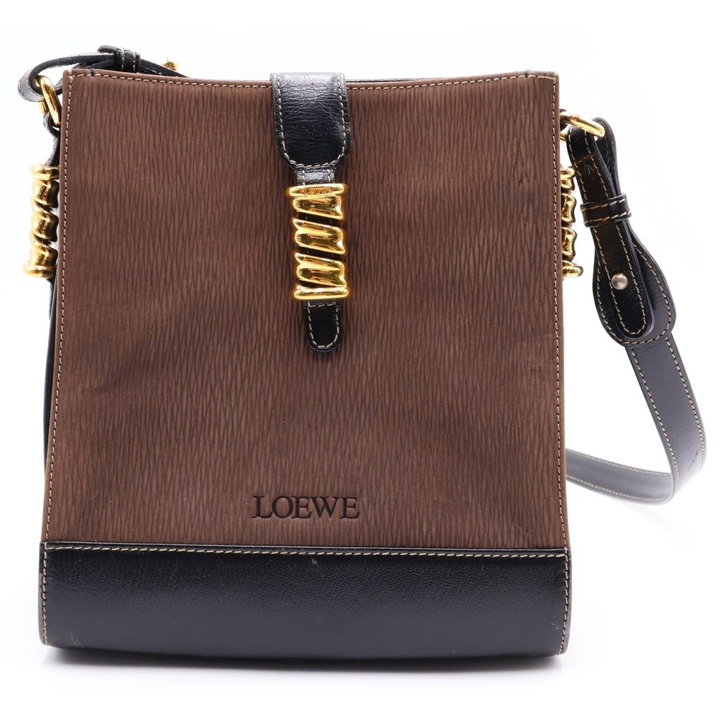 LOEWE(ロエベ) ベラスケス ポシェット ショルダーバッグ ブラウン レディース