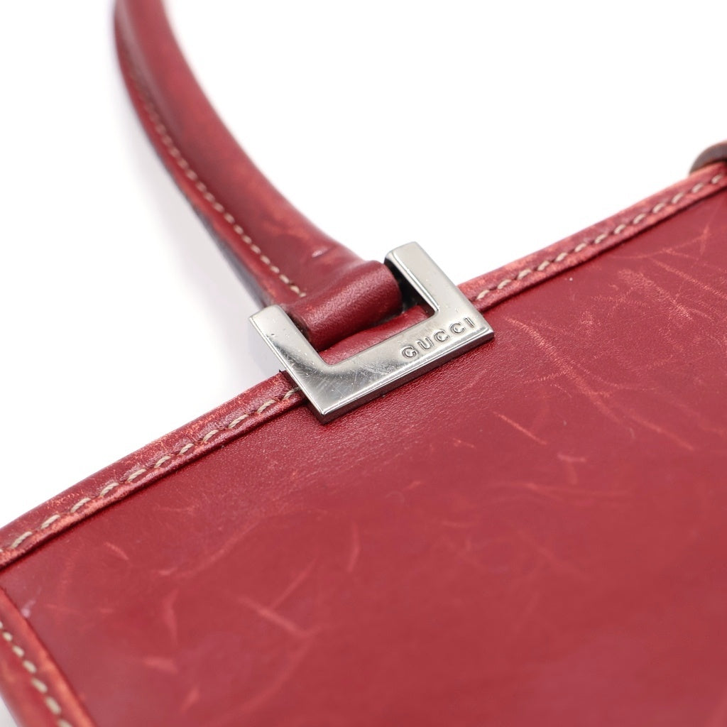 GUCCI(グッチ) ジャッキーライン ハンドバッグ ショルダーバッグ レッド 01715 3444 レディース