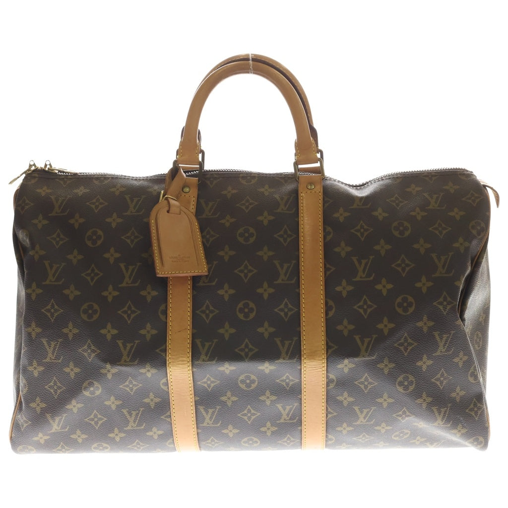 LOUIS VUITTON(ルイヴィトン) キーポル・バンドリエール50 M41416 モノグラム ボストンバッグ ブラウン レディース