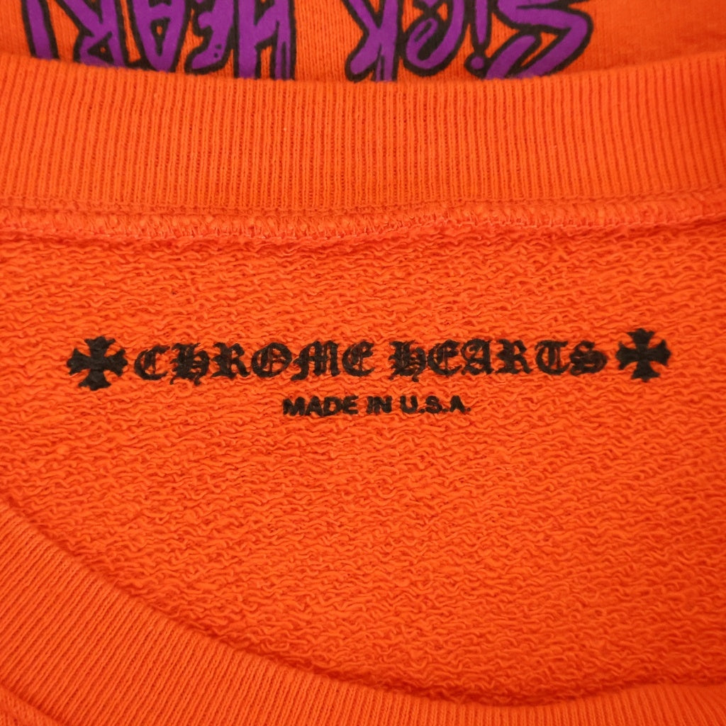 CHROME HEARTS(クロムハーツ) 23SS×MATTY BOY SPARK THE HEART SWTSHRT マッティボーイ プロスパーク ザ ハート プリントクルーネックスウェットトレーナー