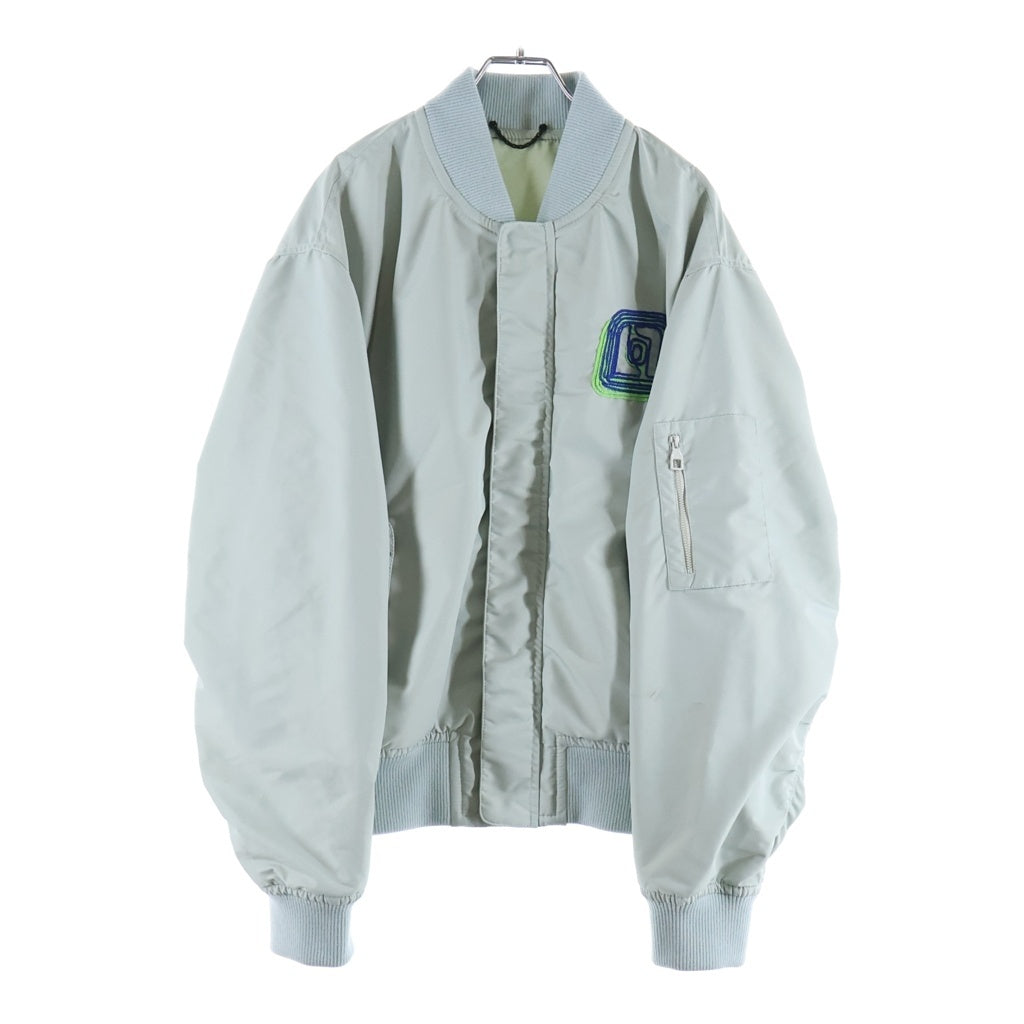 LOUIS VUITTON(ルイヴィトン) 23AW エンブロイダードライトウエイトボンバーブルゾン RM232 MO6 HPB71W ライトグリーン
