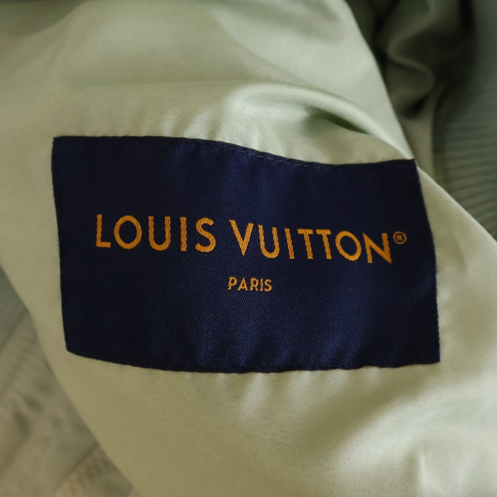 LOUIS VUITTON(ルイヴィトン) 23AW エンブロイダードライトウエイトボンバーブルゾン RM232 MO6 HPB71W ライトグリーン