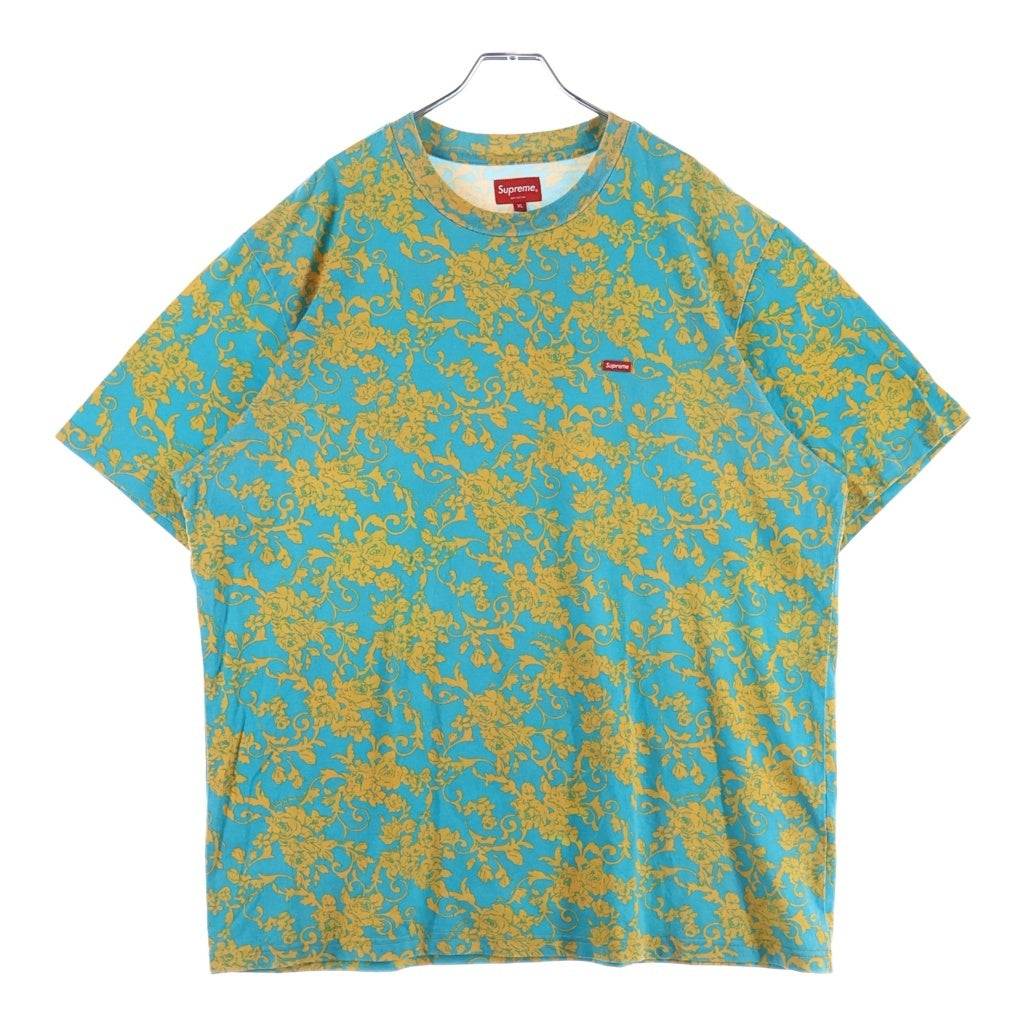 SUPREME(シュプリーム) 20SS Small Box Logo Tee Floral スモールボックスロゴ 花柄 イエロー/ブルー
