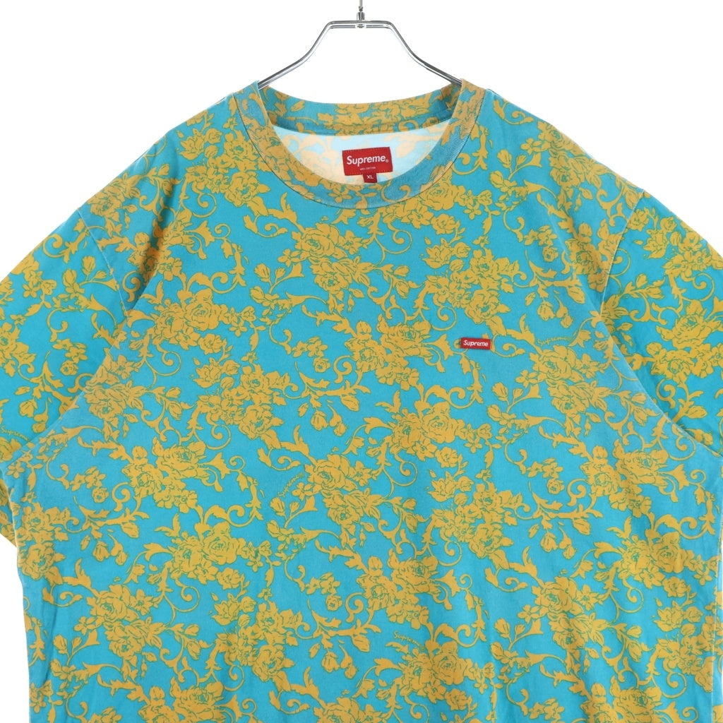 SUPREME(シュプリーム) 20SS Small Box Logo Tee Floral スモールボックスロゴ 花柄 イエロー/ブルー