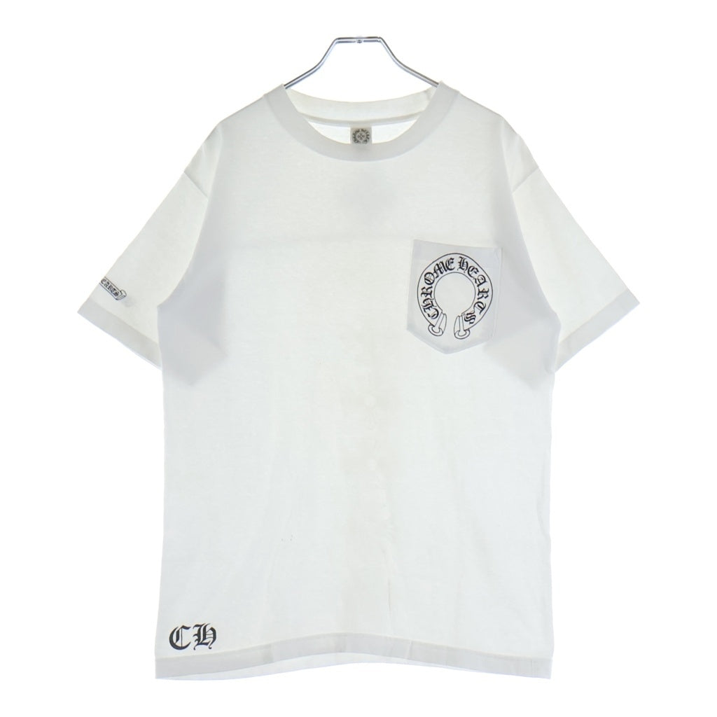CHROME HEARTS(クロムハーツ) OLD S/S オールド バックCHプラスプリント 半袖Tシャツカットソー ホワイト