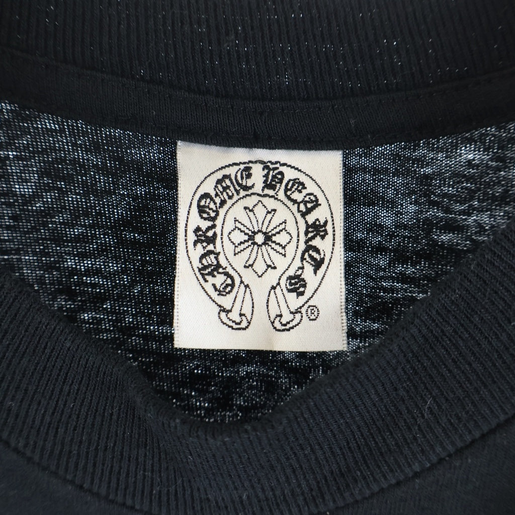 CHROME HEARTS(クロムハーツ) Malibu Limited CH Plus Block Cross Tee マリブ限定 ブロッククロス 半袖Tシャツカットソー ブラック