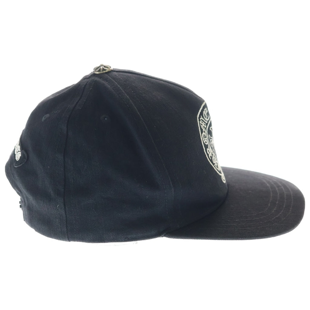 CHROME HEARTS(クロムハーツ) TRUCKER CAP デニムトラッカー ホースシュー刺繍 デニムキャップ 帽子 ブラック