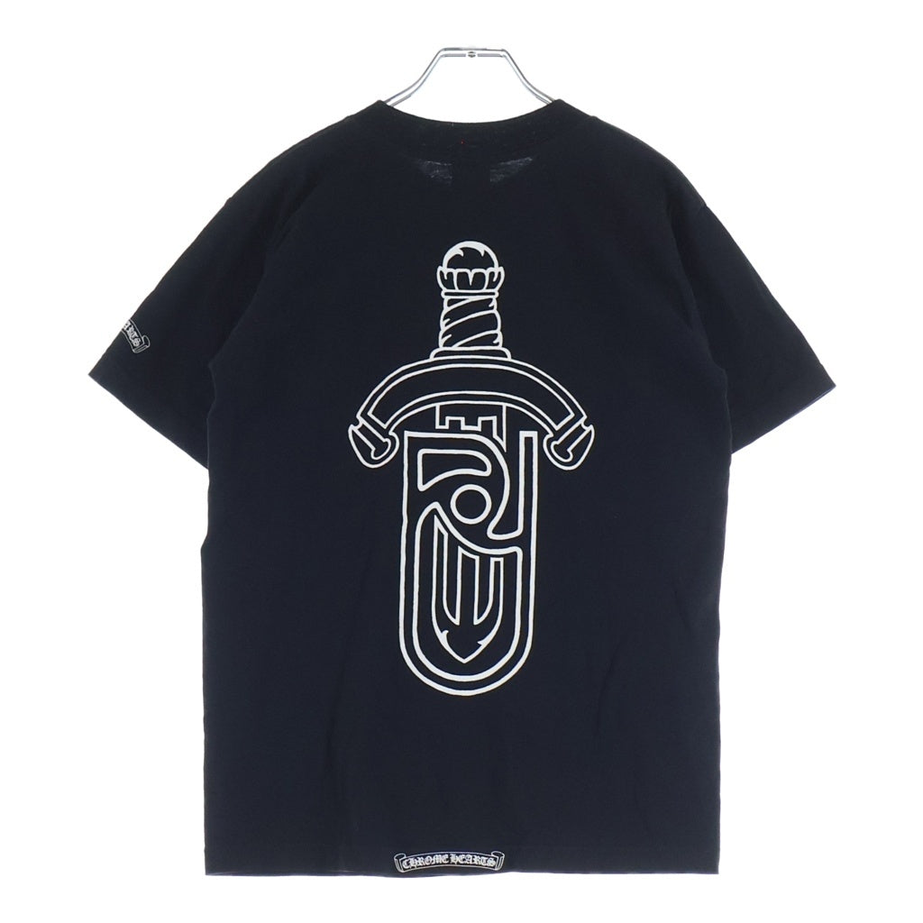 CHROME HEARTS(クロムハーツ) ×UNITED ARROWS OLD DAGGER TEE ユナイテッドアローズ オールド ダガー 半袖Tシャツ カットソー ブラック