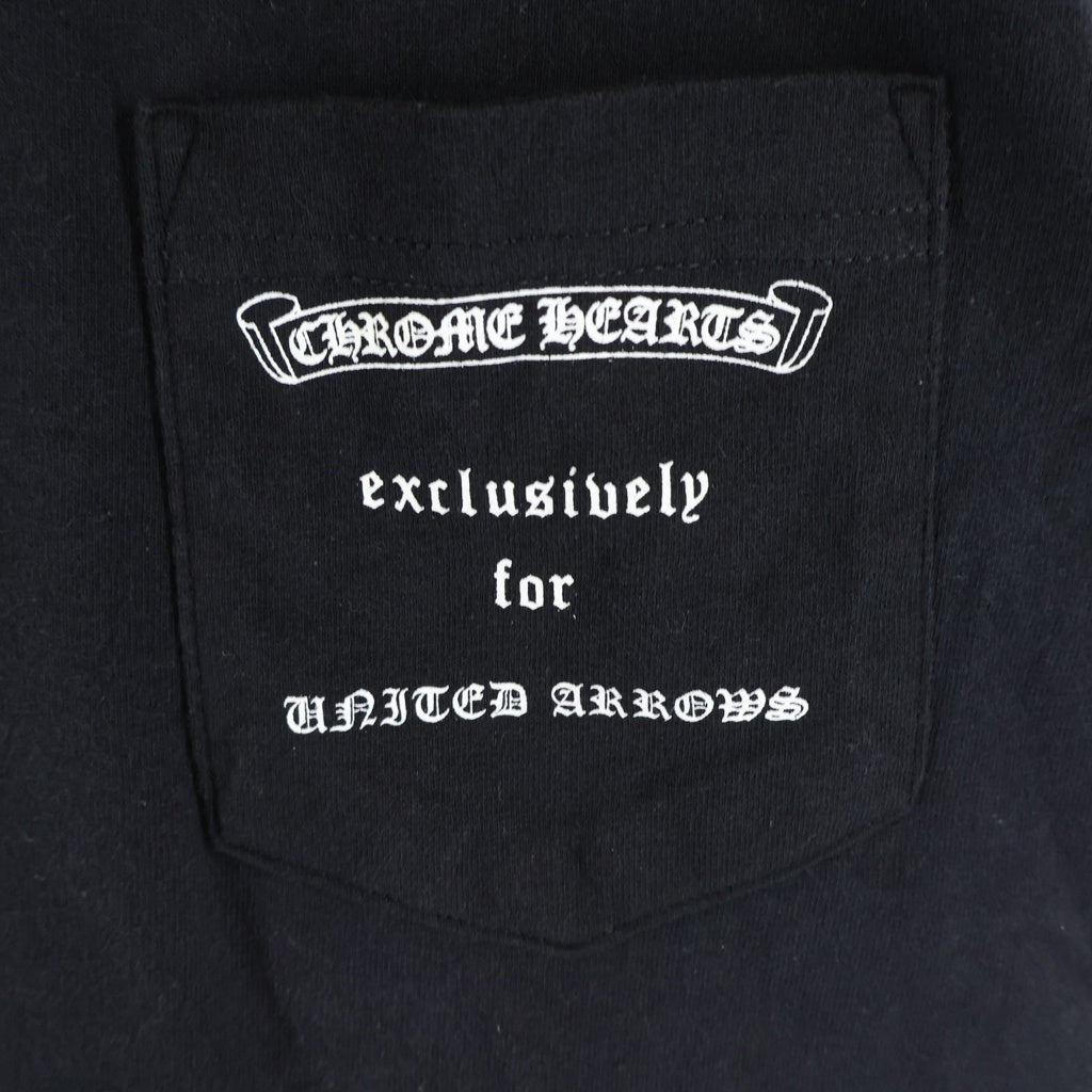 CHROME HEARTS(クロムハーツ) ×UNITED ARROWS OLD DAGGER TEE ユナイテッドアローズ オールド ダガー 半袖Tシャツ カットソー ブラック