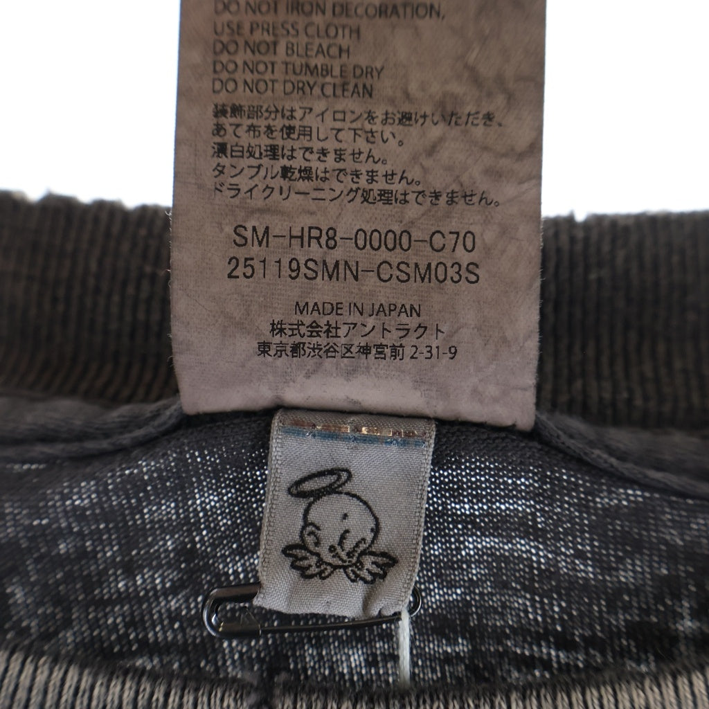 SAINT MICHAEL(セントマイケル) 25SS×NEIGHBORHOOD S/S TEE SM-HR3-0000-C70 ネイバーフッド クルーネック半袖Tシャツ カットソー チャコールグレー