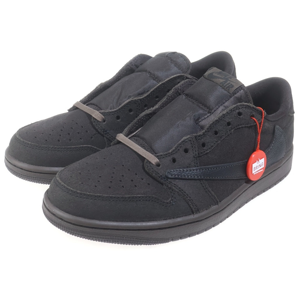 NIKE(ナイキ) ×TRAVIS SCOTT AIR JORDAN 1 LOW OG SP VELVET BROWN DM7866-202 トラヴィススコット エアジョーダン1 ベルベットブラウン ローカットスニーカー ブラウン US9/27cm