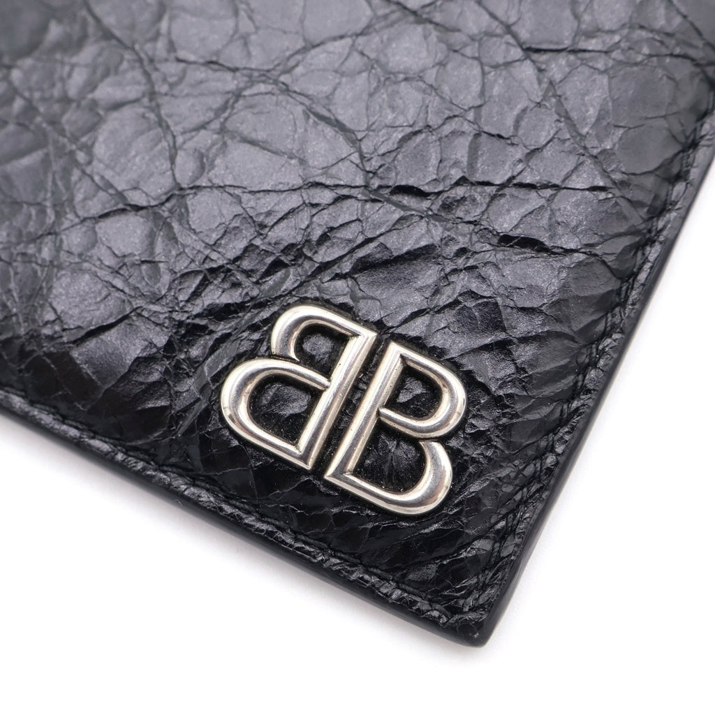 BALENCIAGA(バレンシアガ) BB LOGO COIN CARD CASE BBロゴ コイン カードケース ブラック 766575