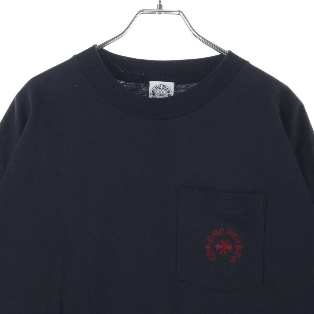 CHROME HEARTS(クロムハーツ) OLD L/S TEE オールド CHプラス刺繍プリント 長袖Tシャツカットソー ブラック