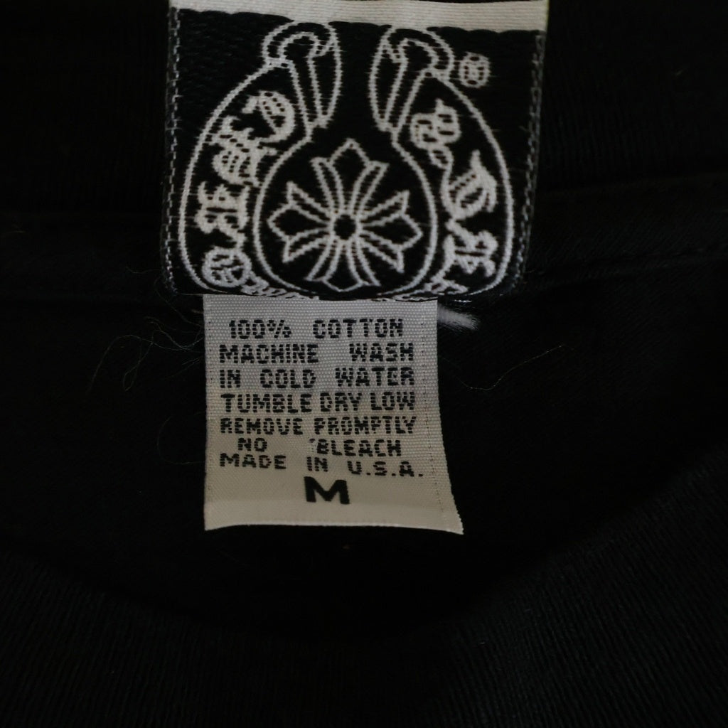 CHROME HEARTS(クロムハーツ) OLD L/S TEE オールド CHプラス刺繍プリント 長袖Tシャツカットソー ブラック