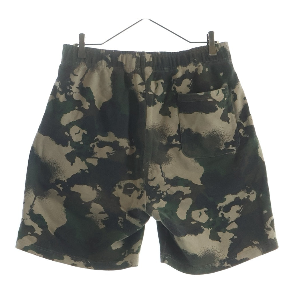 A BATHING APE(アベイシングエイプ) Shark-graphic Camouflage Shorts シャークグラフィック カモフラージュ ショートパンツ ベージュ/カーキ 001SPL301001M