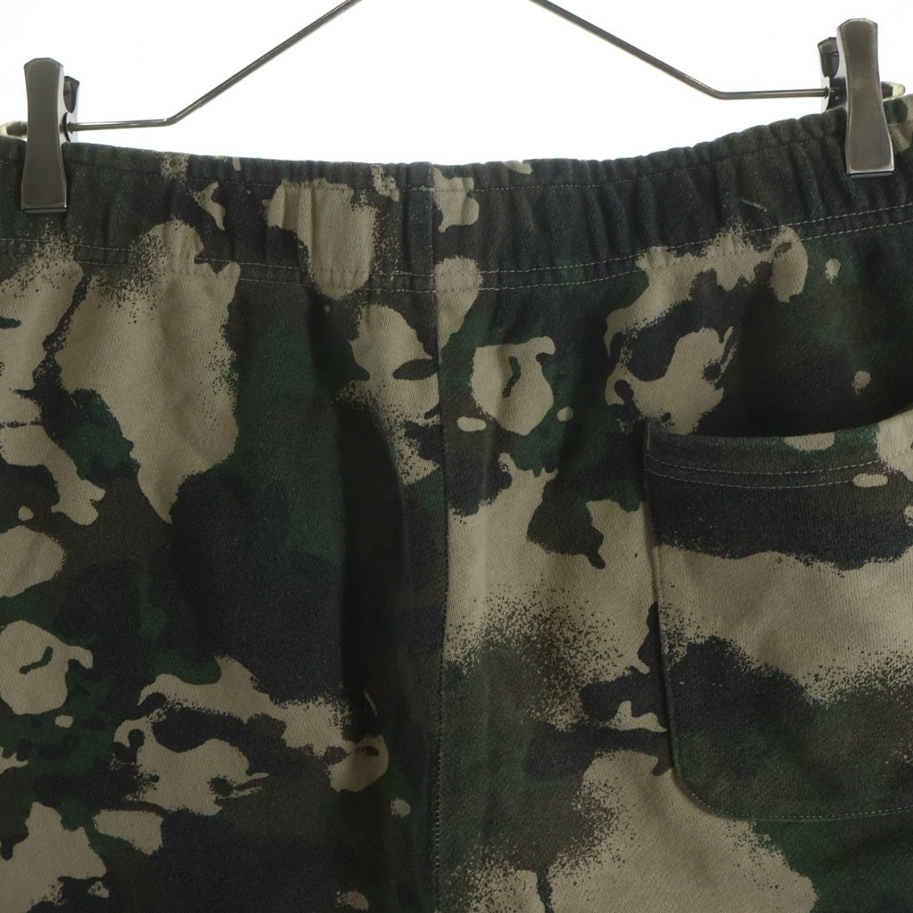 A BATHING APE(アベイシングエイプ) Shark-graphic Camouflage Shorts シャークグラフィック カモフラージュ ショートパンツ ベージュ/カーキ 001SPL301001M