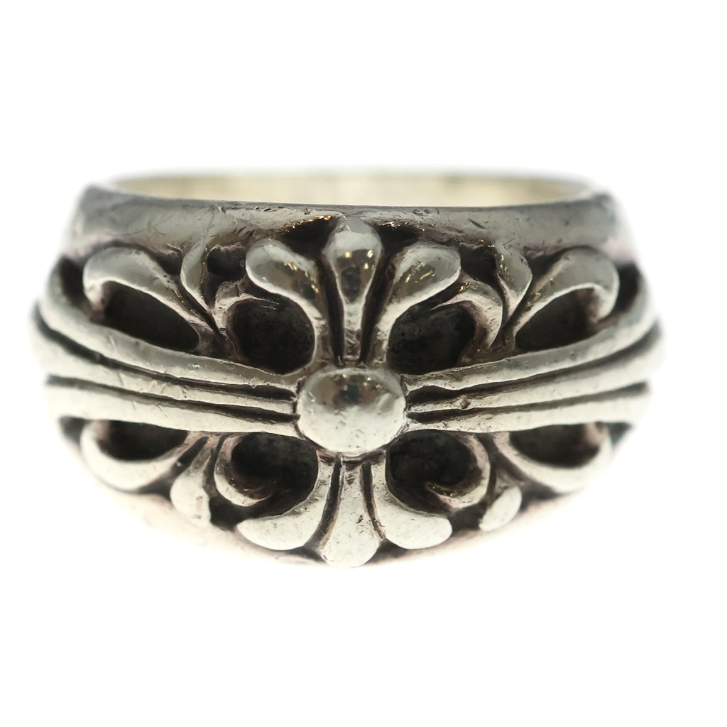 CHROME HEARTS(クロムハーツ) FLRL CRS フローラルクロス リング シルバー