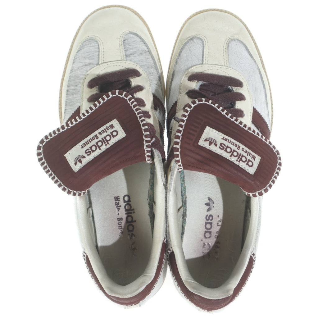 adidas(アディダス) 23AW ×Wales Bonner Samba Pony Tonal Low ウェールズボナー サンバ ポニートーナル ローカットスニーカー ベージュ/ブラウン US8.5/26.5cm IE0586
