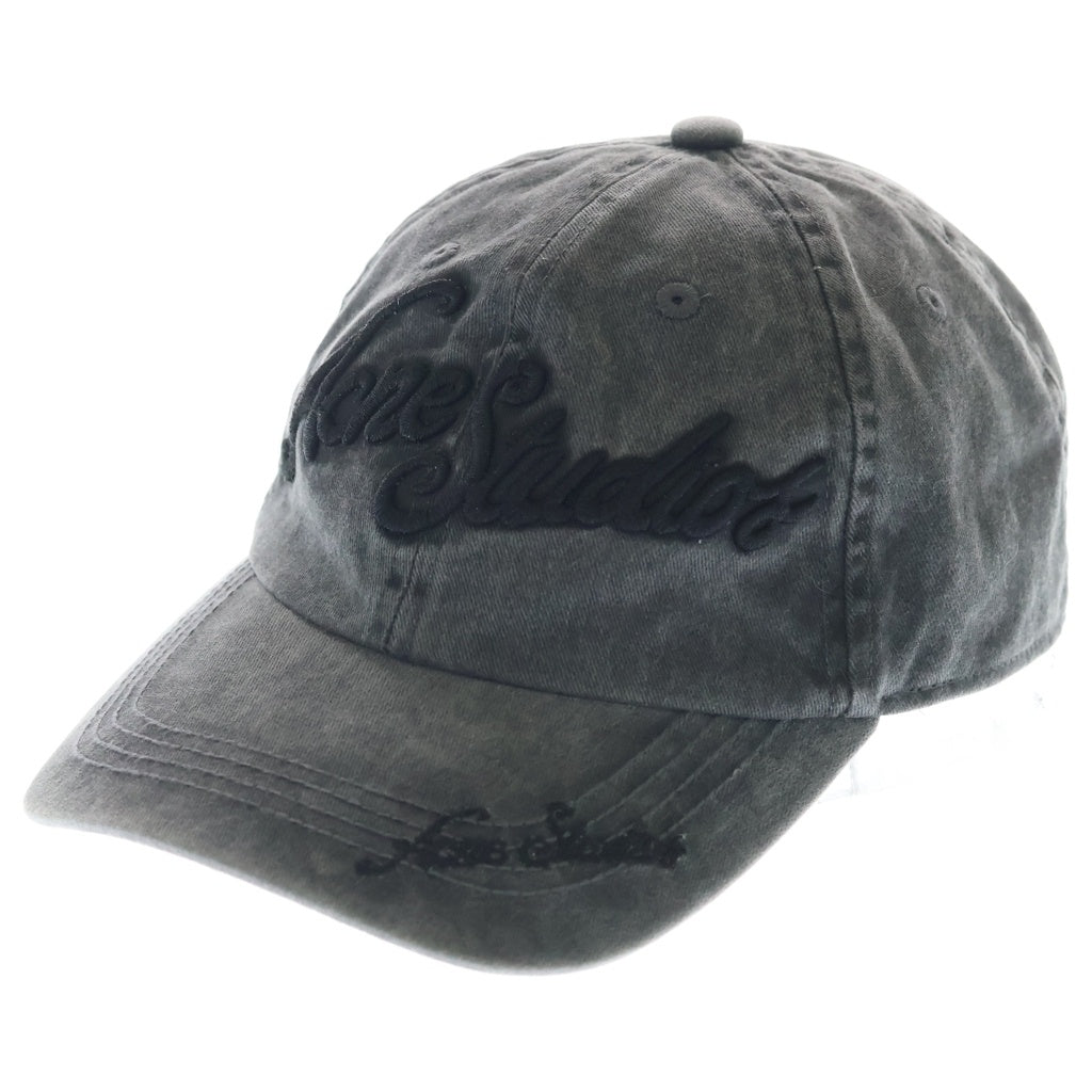 Acne Studios(アクネ ストゥディオズ) ロゴ刺繍 ベースボールキャップ 帽子 ブラック FN-UX-HATS000314