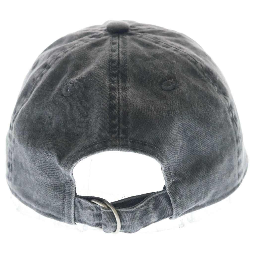 Acne Studios(アクネ ストゥディオズ) ロゴ刺繍 ベースボールキャップ 帽子 ブラック FN-UX-HATS000314