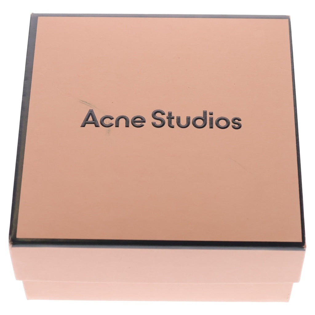 Acne Studios(アクネ ストゥディオズ) ロゴ刻印 バックル レザーベルト ブラック S22GL30B