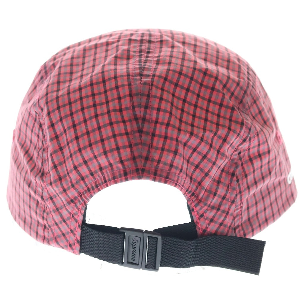 SUPREME(シュプリーム) 21SS Cordura Plaid Camp Cap コーデュラ キャンプキャップ 帽子 レッド H21SS25
