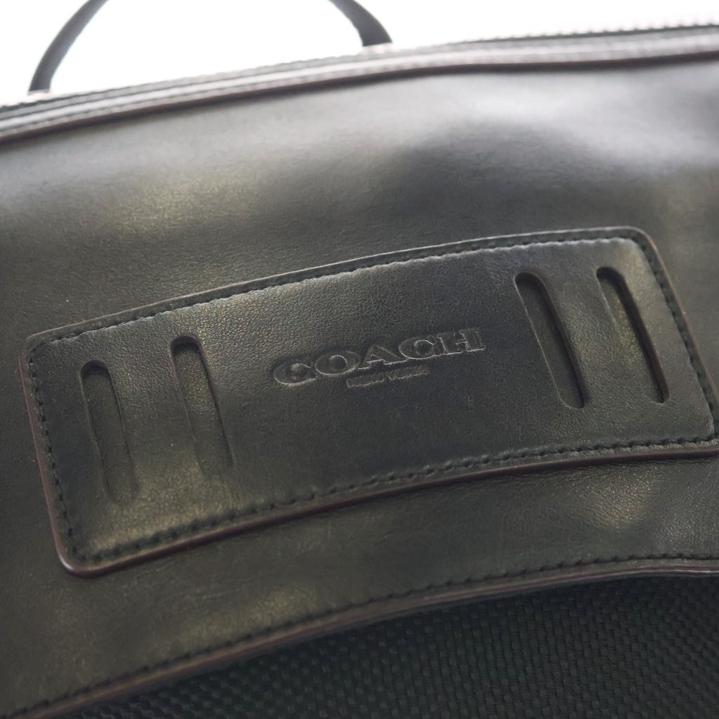COACH(コーチ) Terrain Roll Top Backpack テレイン ロールトップ バックパック リュック ブラック F50503