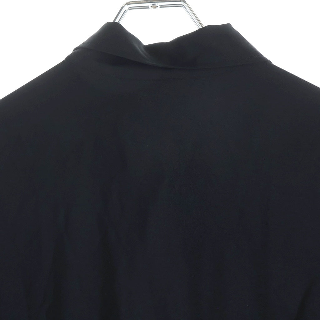 Yohji Yamamoto POUR HOMME(ヨウジヤマモト プールオム) SHIRTS COAT シャツコート 袖ロゴ ブラック HG-B12-500