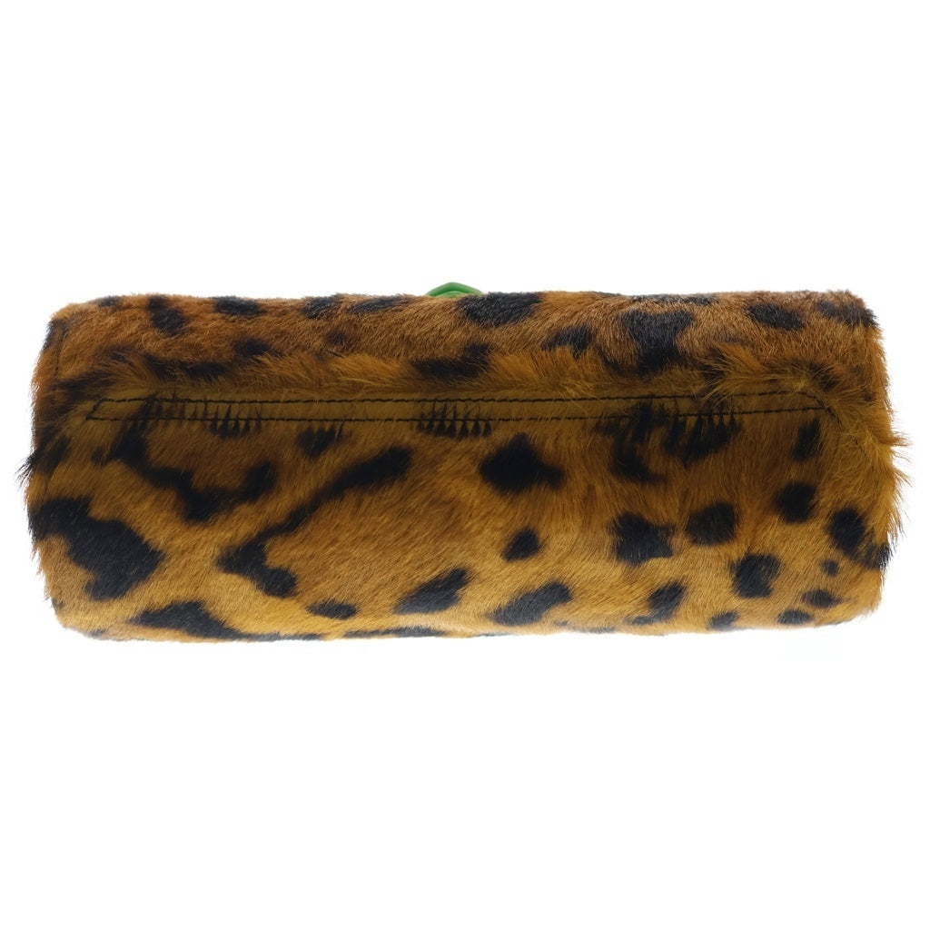 CHROME HEARTS(クロムハーツ) JEWELRY ROLL 3CEMETERY ジュエリーロール 3セメタリークロス ハラコ 時計入れ ブラウン/グリーン