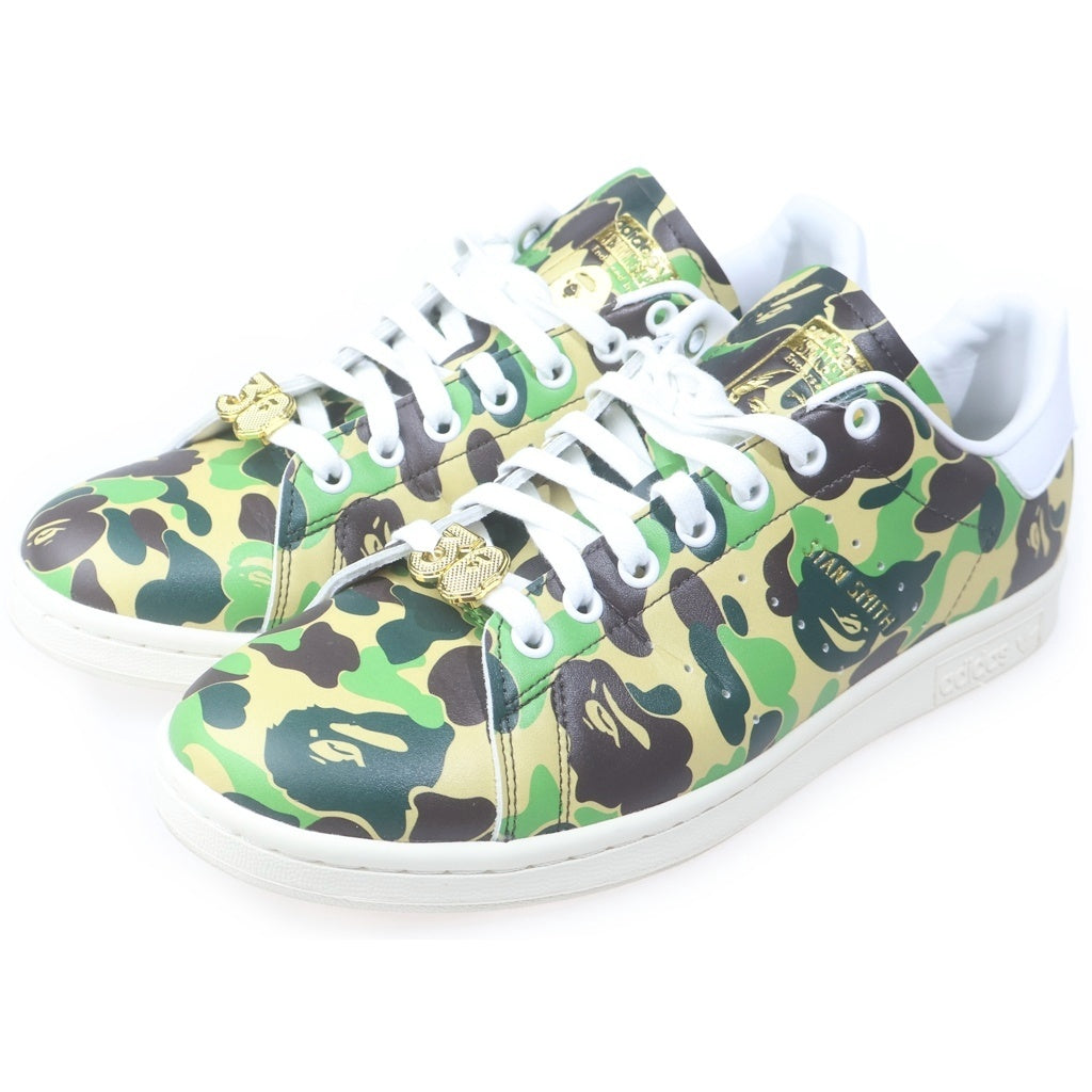 adidas(アディダス) ×A BATHING APE STAN SMITH ABC CAMO ア ベイシングエイプ スタンスミス カモ柄 ローカットスニーカー マルチ US9.5/27.5cm IG8949